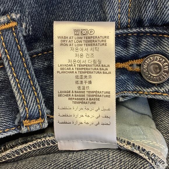 NEW! RE/DONE LEVI'S Engineered Tapered $675 msrp Size 26 Indigo Jeans G12-14 - Picture 9 of 9